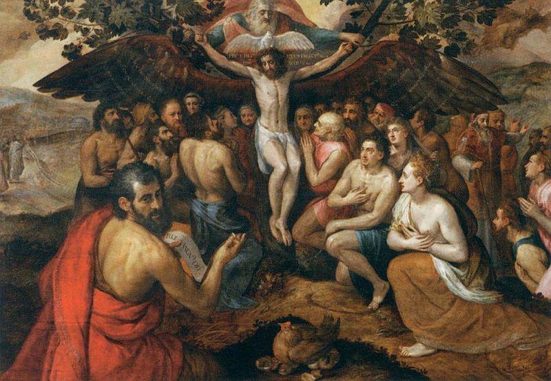 Frans Floris de Vriendt The Sacrifice of Jesus Christ China oil painting art